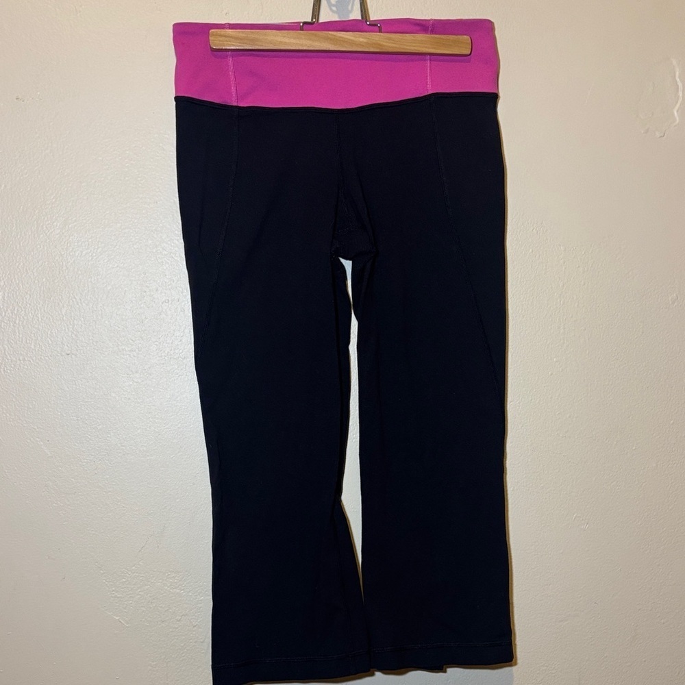 Black and Pink Yoga Pants